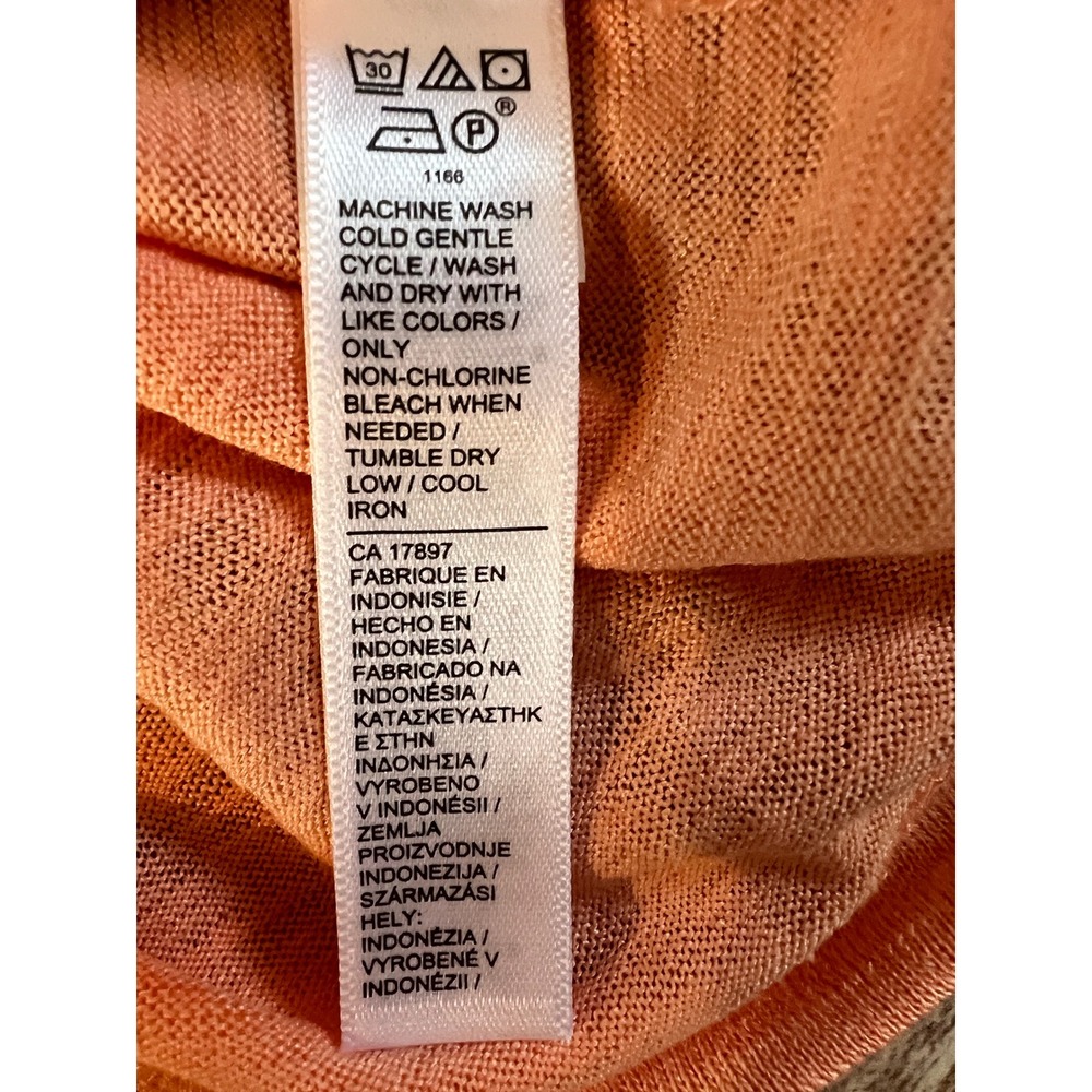 Athleta Breezy Wrap Tank Top XS Peach Sleeveless Modal Blend Lightweight - Picture 9 of 10
